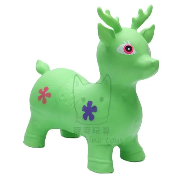 58cm Children Inflatable Bouncy Sports Toys Ride on Animal Funny Jumping Horse Toys for Kids Baby 1