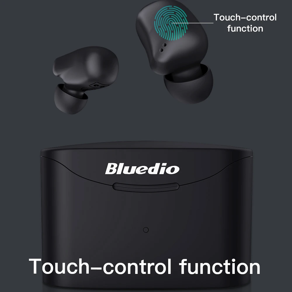 Bluedio Elf2 TWS сенсорный Bluetooth наушники HD стерео беспроводные наушники спортивные наушники Bluetooth водонепроницаемые IPX6