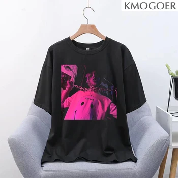 

2020 Summer T Shirt LIL PEEP RAPPER Kawaii Korean Style Women Grunge Aesthetic Clothes Graphic T-shirt Women Harajuku