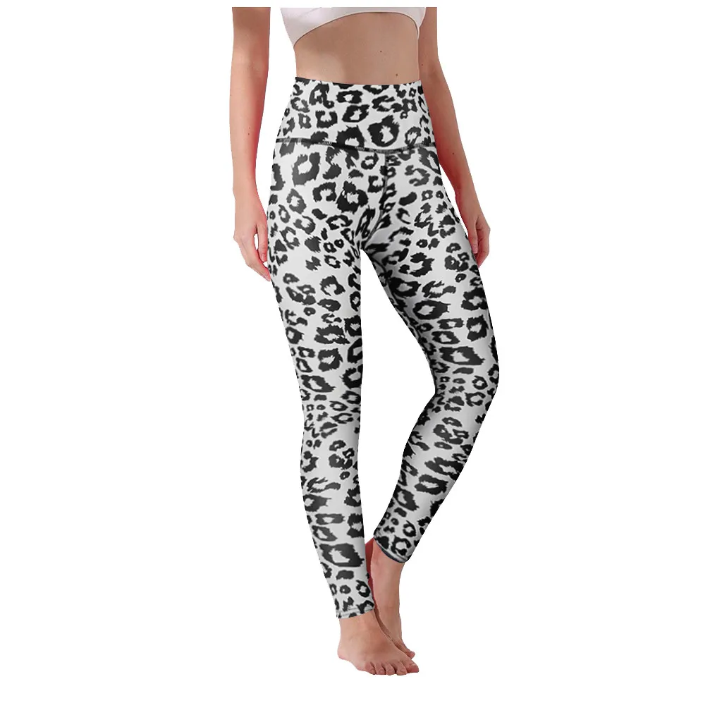 leopard print exercise leggings