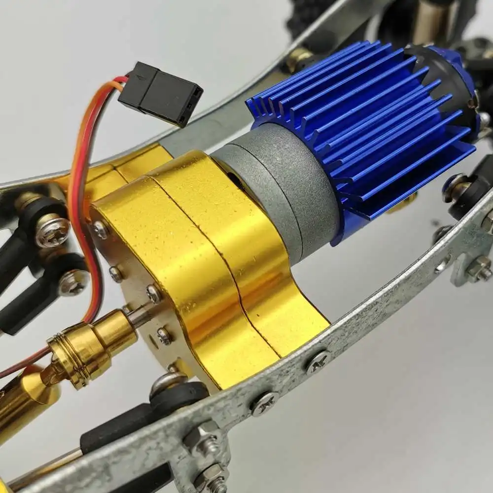 WPL 1/16 модернизированная металлическая шасси в разобранном виде комплект для военного грузовой автотранспорт Радиоуправляемая машина игрушки diy Запчасти Аксессуары-серебро