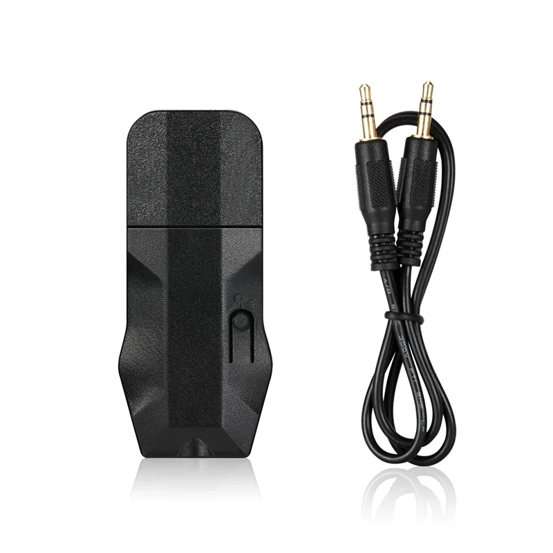 Мини Bluetooth адаптер 5,0 беспроводной передатчик и приемник 3,5 мм AUX разъем для ТВ ПК автомобильный комплект