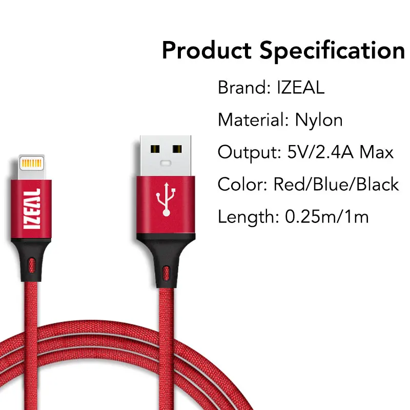 MFi USB кабель для iphone 6/7/8/6s/X/Xr/Xs/ipad кабель для передачи данных