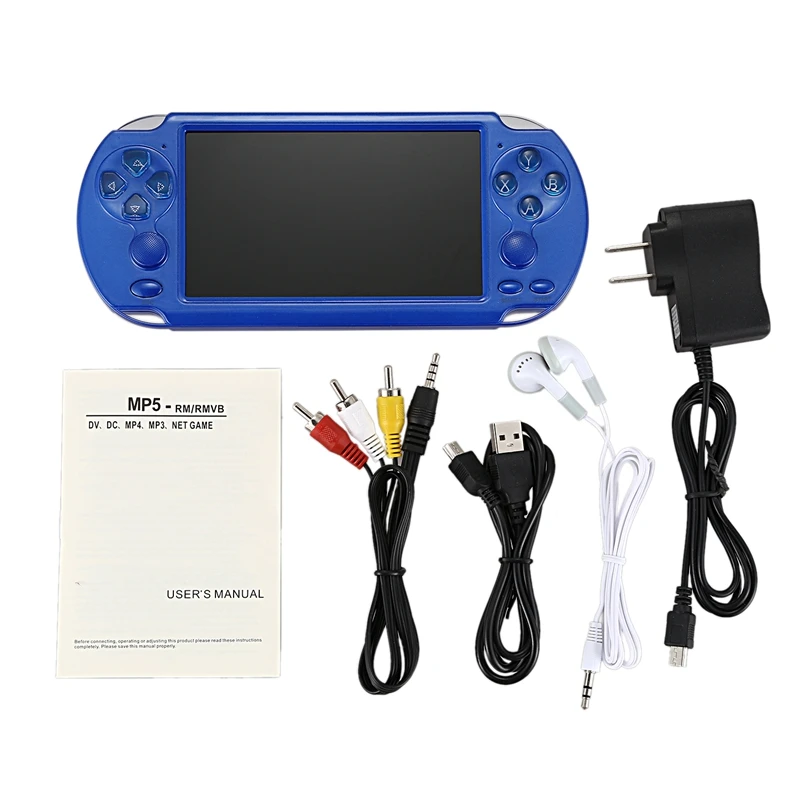 X9-S 5,1 дюймовый экран Портативный игровой плеер 8G 10000 игры ТВ выход с Mp3/фильм камера мультимедиа видео ретро мини игровая консоль
