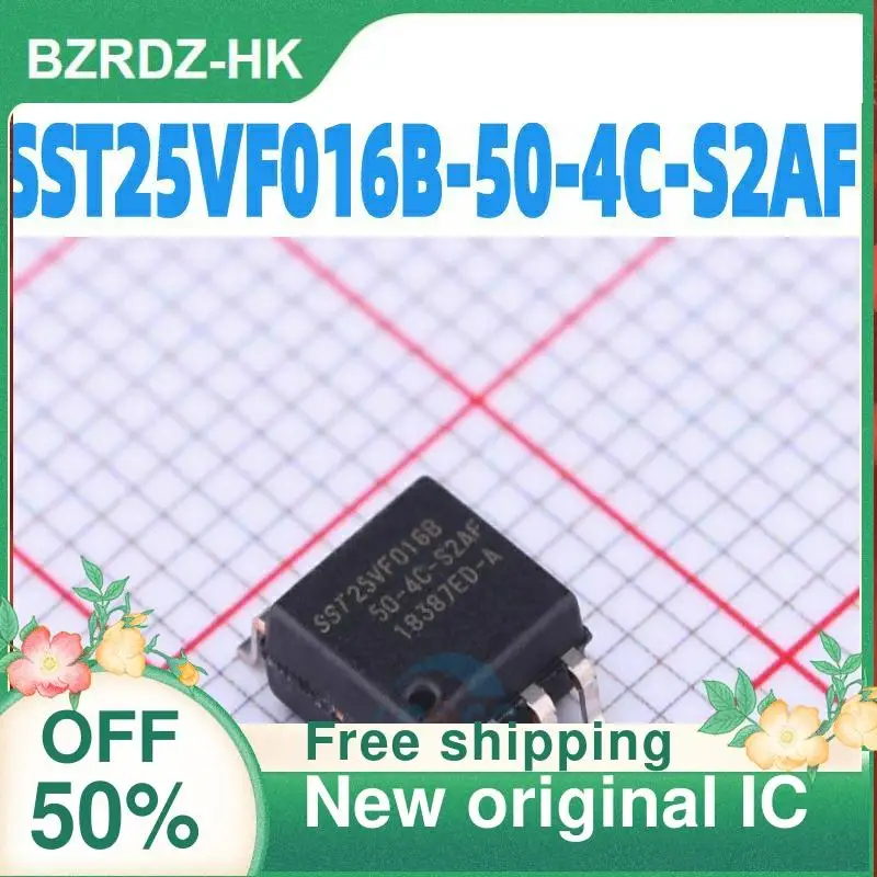 

10 шт. SST25VF016B-50-4C-S2AF SST25VF016B SOP8 16MB 50MHZ Новый оригинальный IC