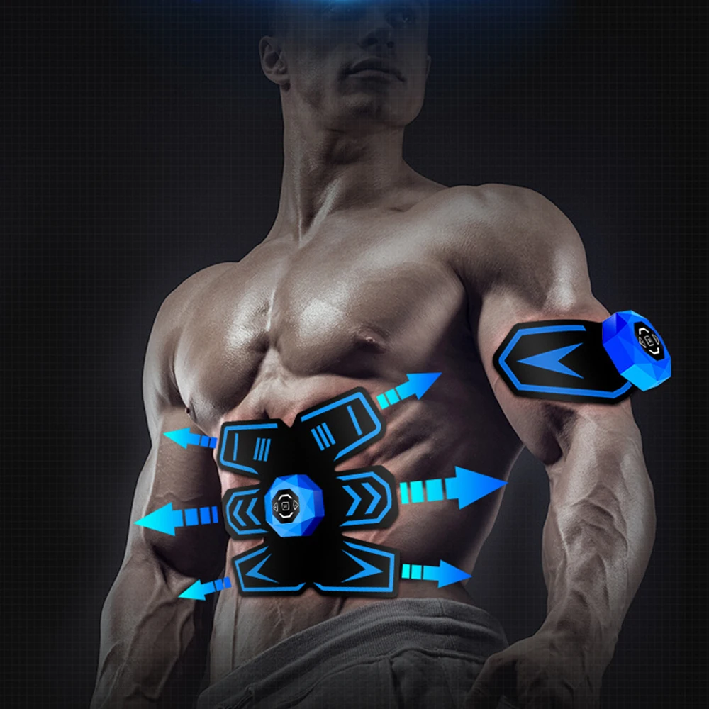 USB Электрический муслсе EMS тренажер abs стимулятор мышц снижение веса массажер для коррекции фигуры