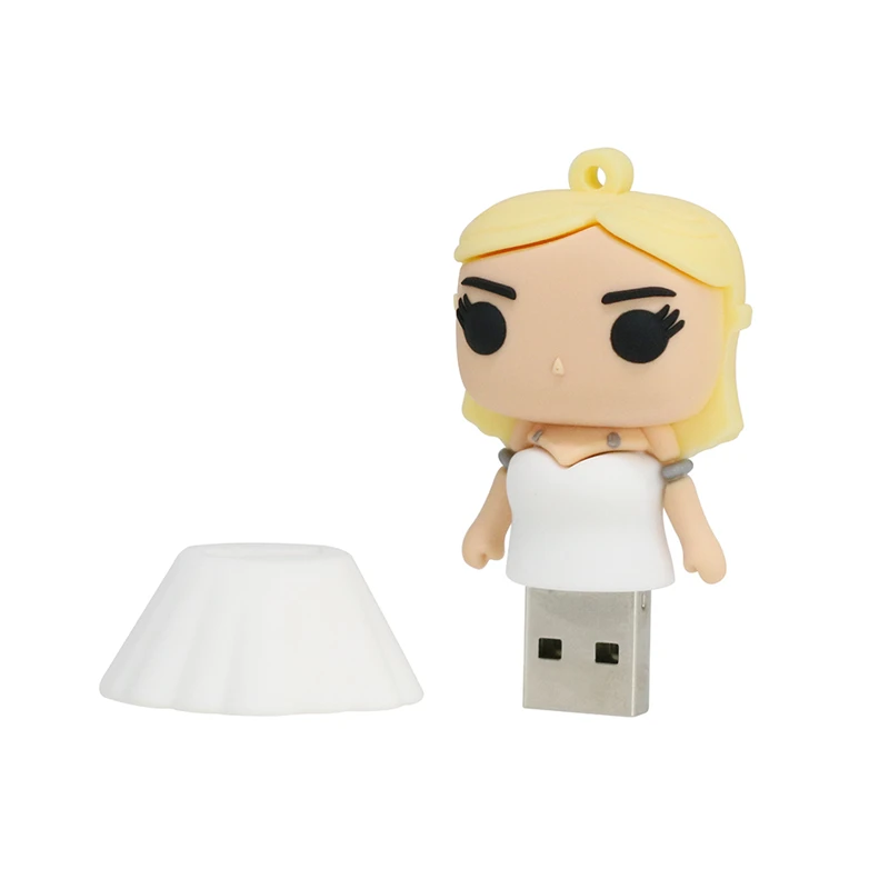 Мультяшная Игра престолов, USB флеш-накопитель, 4 ГБ, 8 ГБ, флешка, 16 ГБ, 32 ГБ, 64 ГБ, 128 ГБ, 256 ГБ, флеш-накопитель, USB 2,0, принцесса, USB, подарок