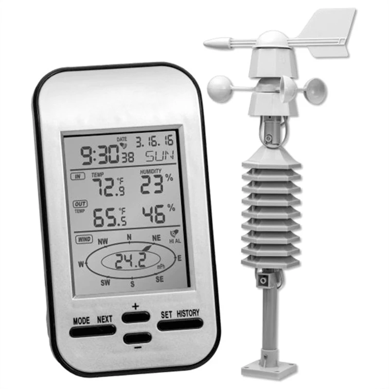 WS2032 Digital Weather Station RF 433MHz Wireless Meteorological Instrument Weather