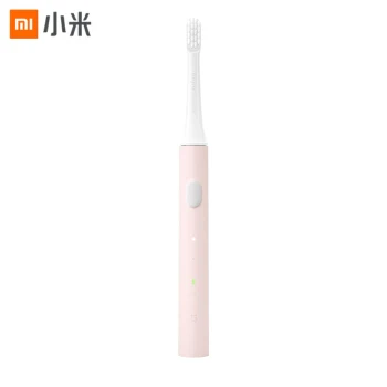 Xiao mi jia T100 mi умная электрическая зубная щетка 46 г 2 скорости Xiao mi Sonic зубная щетка отбеливание Уход за полостью рта зона Re mi nder - Цвет: Синий