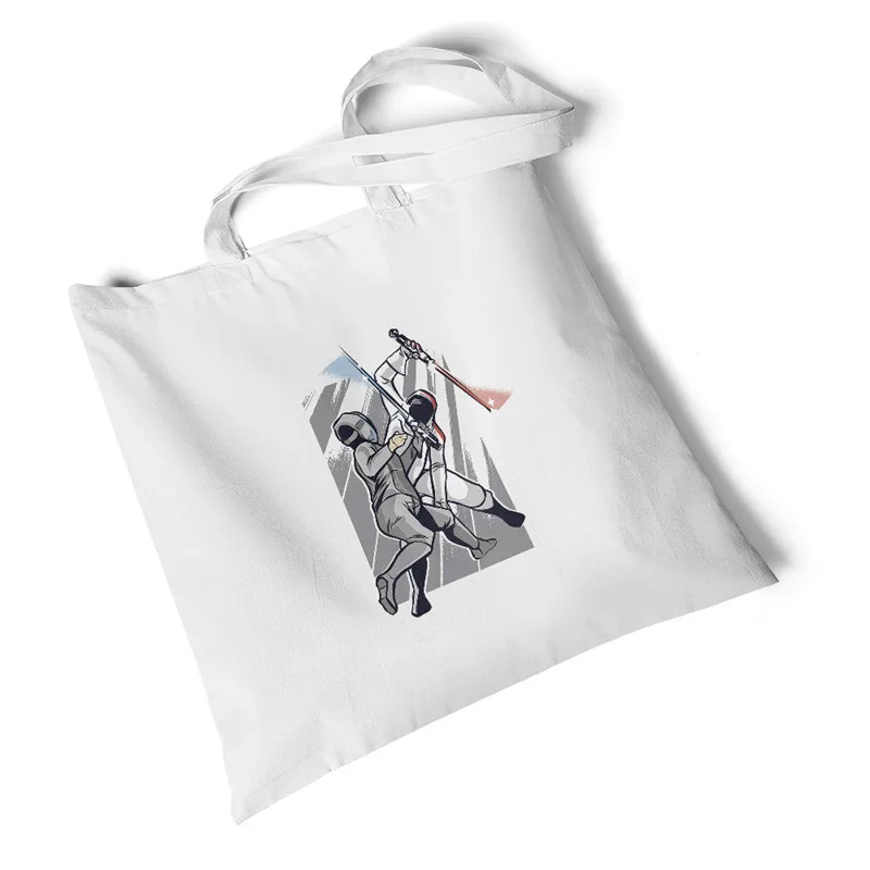 

Qlychee Sport Print Canvas Bag Shoulder Bags Travel Folding Bag Canvas Bag Shopping Reusable Shoulder Bag Handbag Tote Bag