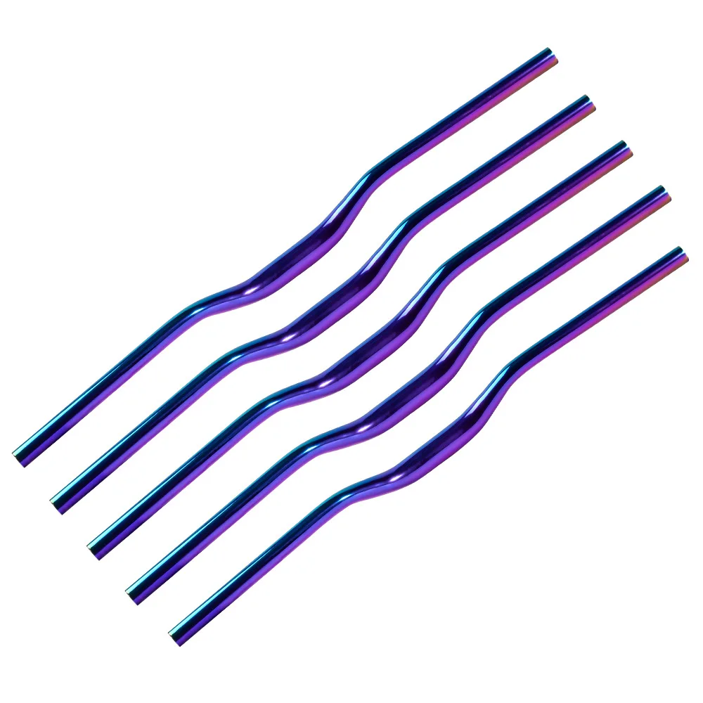 

Mountain Colorful Handlebar for Bicycle XC/DH Downhill Off-road Lengthen Plating Color yan ba 750mm Handlebar