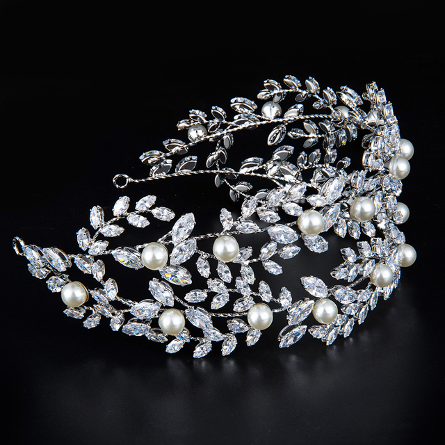 Baroque Hairband Silver Plated Crystal Hairband Women's Hairband Girl Gift Jewelry Bride Statement Hair Accessories