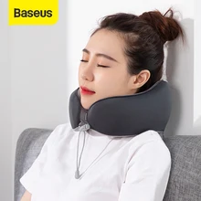 Baseus سيارة مسند الرأس وسادة U شكل رغوة الذاكرة داعم رأس غطاء ل Trval سيارة وسادة مقعد وسادة الرقبة