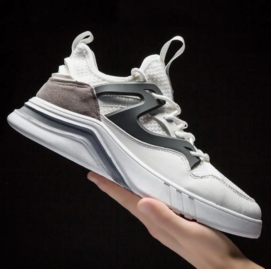 Осенние винтажные кроссовки дизайнерские воздухопроницаемые кроссовки для мужчин белая мужская обувь модные Tenis Masculino Adulto массивные кроссовки