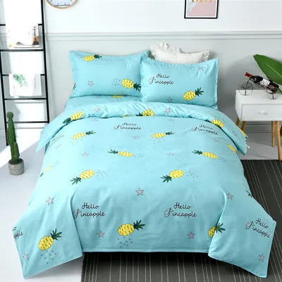 color 325 Современный простой популярный комплект постельного белья 4 шт. качественный пододеяльник 200x230 см простыня 230x230 см наволочка 48x74 см x 2 шт - Цвет: color 325