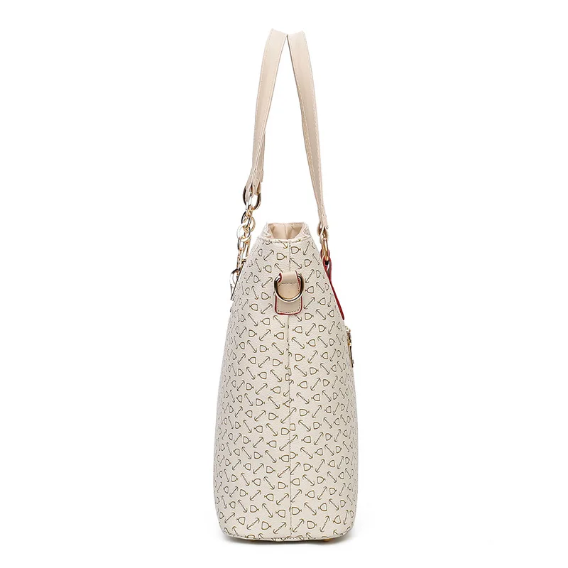 

Style New Style WOMEN'S Bag Western Style Bone Pattern Five-Piece Shoulder Different Size Bags