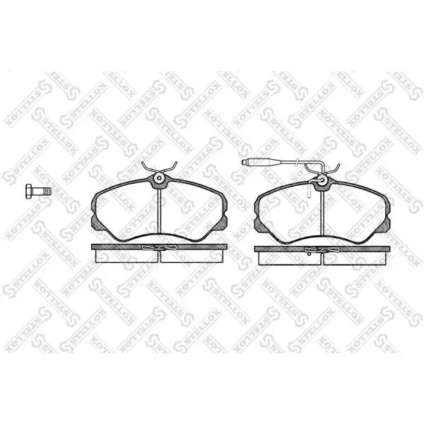 Колодки дисковые п.\ Fiat Ducato 2.0/2.5D/TD, Peugeot J5 2.5D/TD