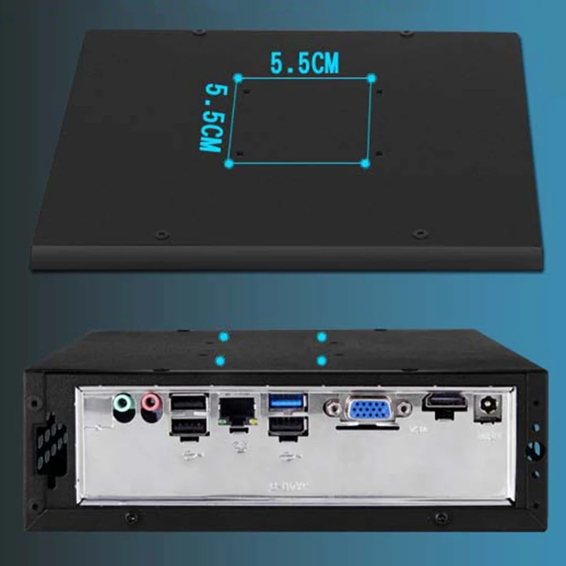 Мини Itx Чехлы Usb2.0 2,5 дюймов Hdd Ssd Sgcc компьютерный игровой ПК настольный корпус HTPC