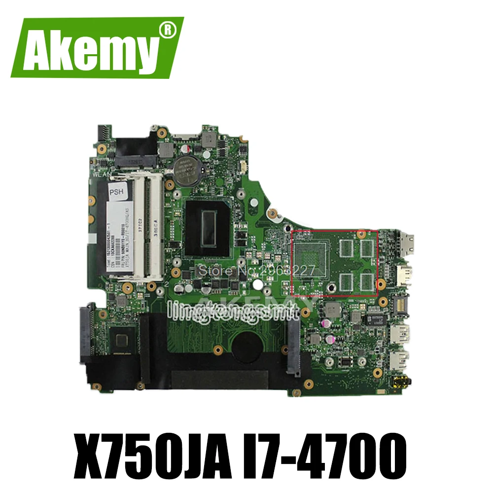 X750JA материнская плата REV: 2 0 i7-4700HQ для For Asus A750J A750JA K750J K750JA ноутбука | Компьютеры и