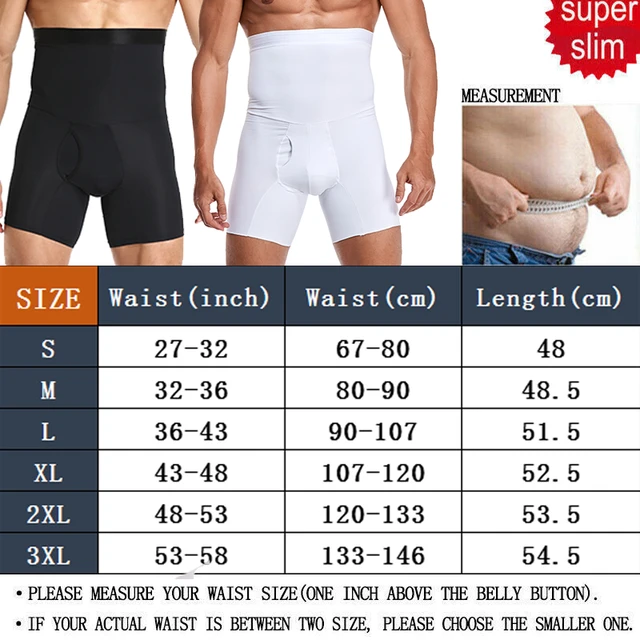 Men Body Shaper Compression Shorts Waist Trainer Tummy Control Boxer Shaping  Underwear Flat Tummy Girdle Body Shaper Silicone US - AliExpress