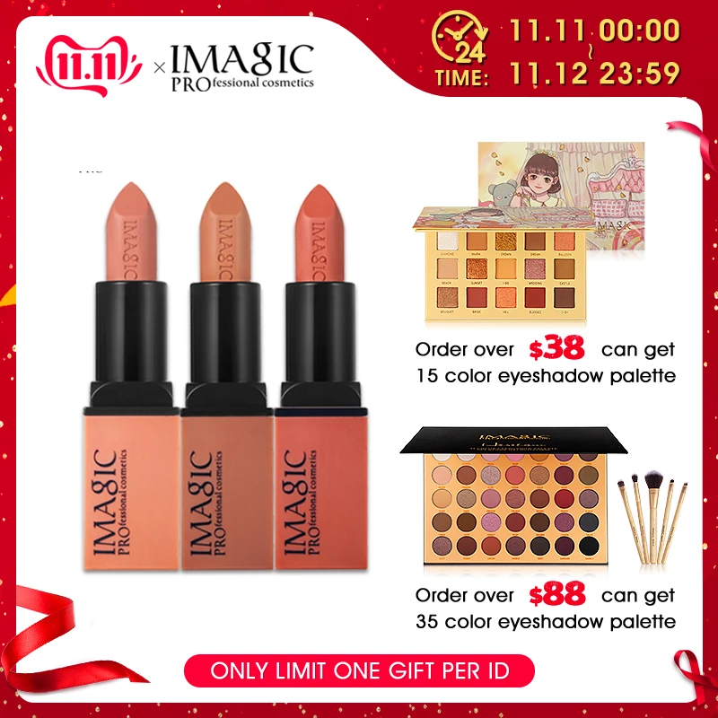 

IMAGIC Lipstick Hot Sexy Colors Lip Paint Matte Lipstick Waterproof Long Lasting Lipstick Kit