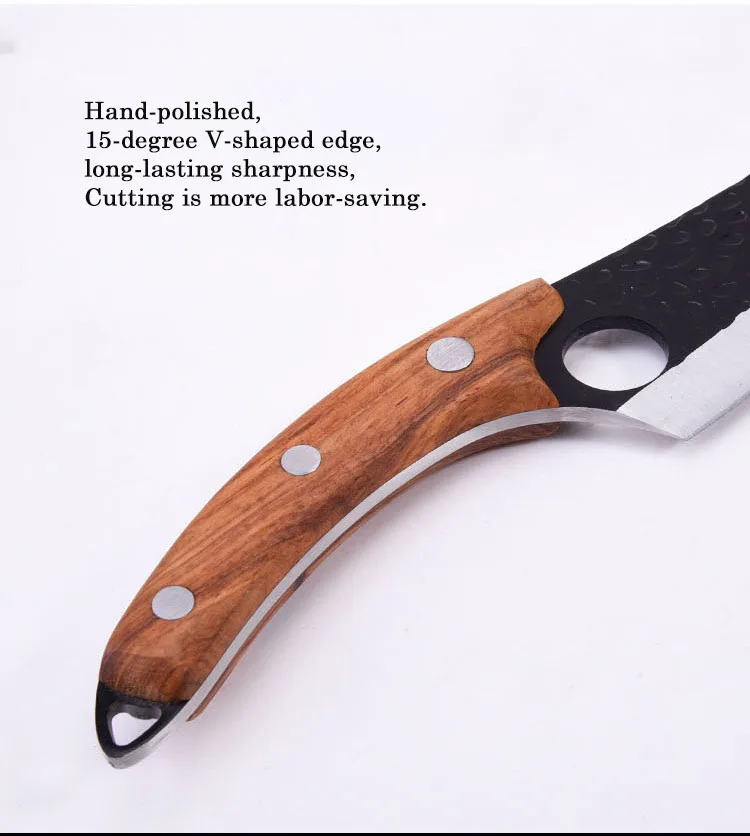 Knives Hand Forged Boning Knife Japanese Butcher Meat Cleaver Japan Kitchen Knife