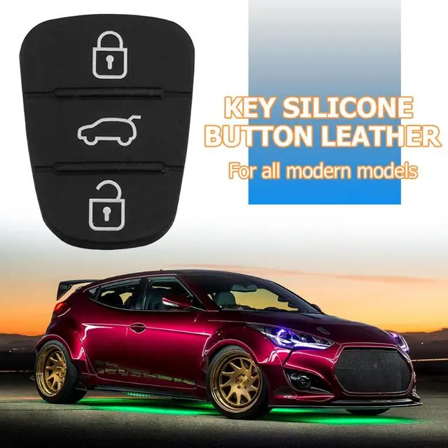 Mando A Distancia Para Llave De Coche, 1 Carcasa De 3 Botones + 1
