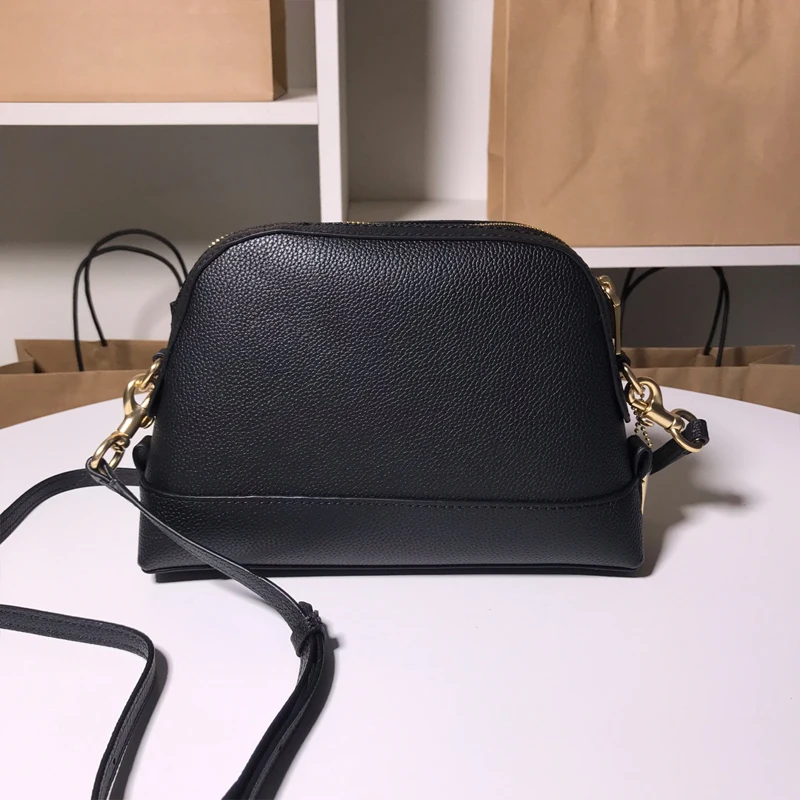 

Elegant Shell Package Crossbody Bags for Women Brand Pure Color Real Leather Luxury Handbags Women Bags Designer Messenger Bag