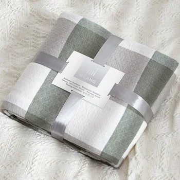 

Floral Pattern Cozy Lightweight Muslin Cotton Throw Blanket For Bed & Sofa Travel Summer Bedding Coverlet Bedspread