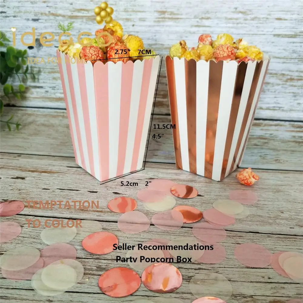 72 шт. коробки для попкорна|mint gold|party decorationdecorative decorative |