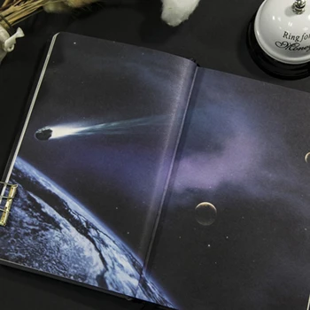 

Planet Dream Hard Cover Lined Papers Notebook Journal Diary Beautiful Universe Notepad Boys Mens Stationery Gift