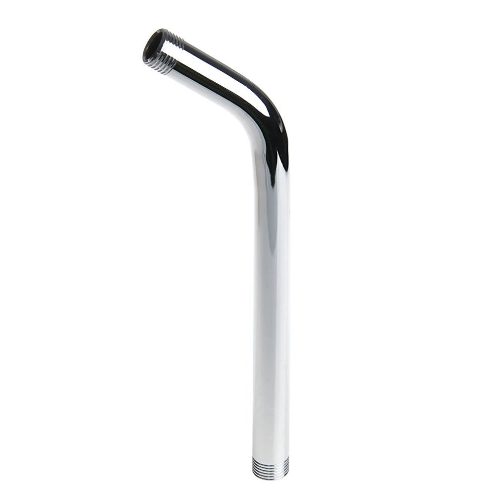 

12" Long Shower Head Arm Stainless Steel Water Extension Pipe Mounts Wall