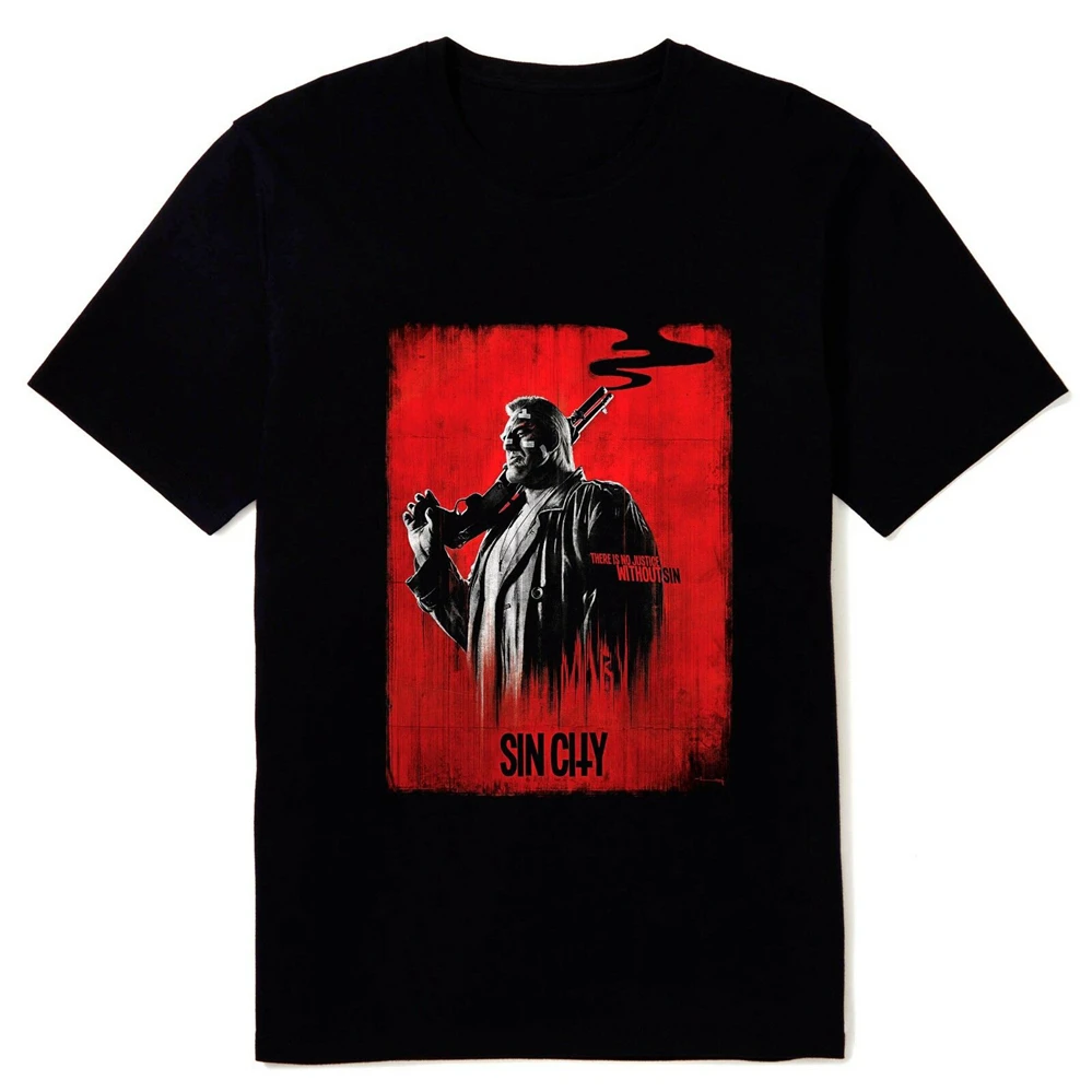 Новый Sin City Frank Miller фильм триллер Мужская черная футболка Размеры S до 3XL топы