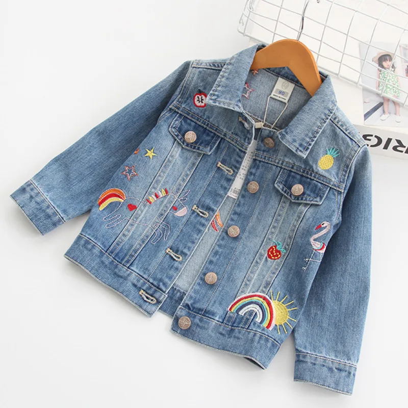 Best  92019 New Fashion Autumn Denim Jacket The Wind PU Leather Leather Coat Baby Boys And Girls Short Ch