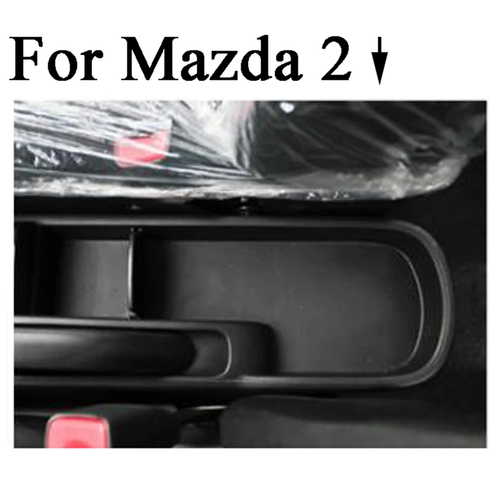Подлокотник центральный Органайзер коробка для Mazda 2 CX-3 PU кожа хранения 7 USB разъем с лампой панели Расширенный