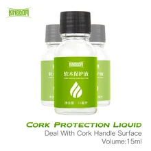 

Kingdom Liquid Cork Handle Protector For Fishing Rod 15ml Protect Spinning & Casting Rod Handle For Stain Resit Fishing Tools