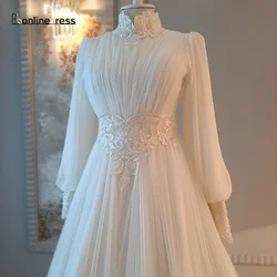 Bbonlinedress Ivory Pleat Moroccan Evening Dress Lace Long Evening Formal Dress Sashes Elegant Caftan Muslim Party Dress vestido