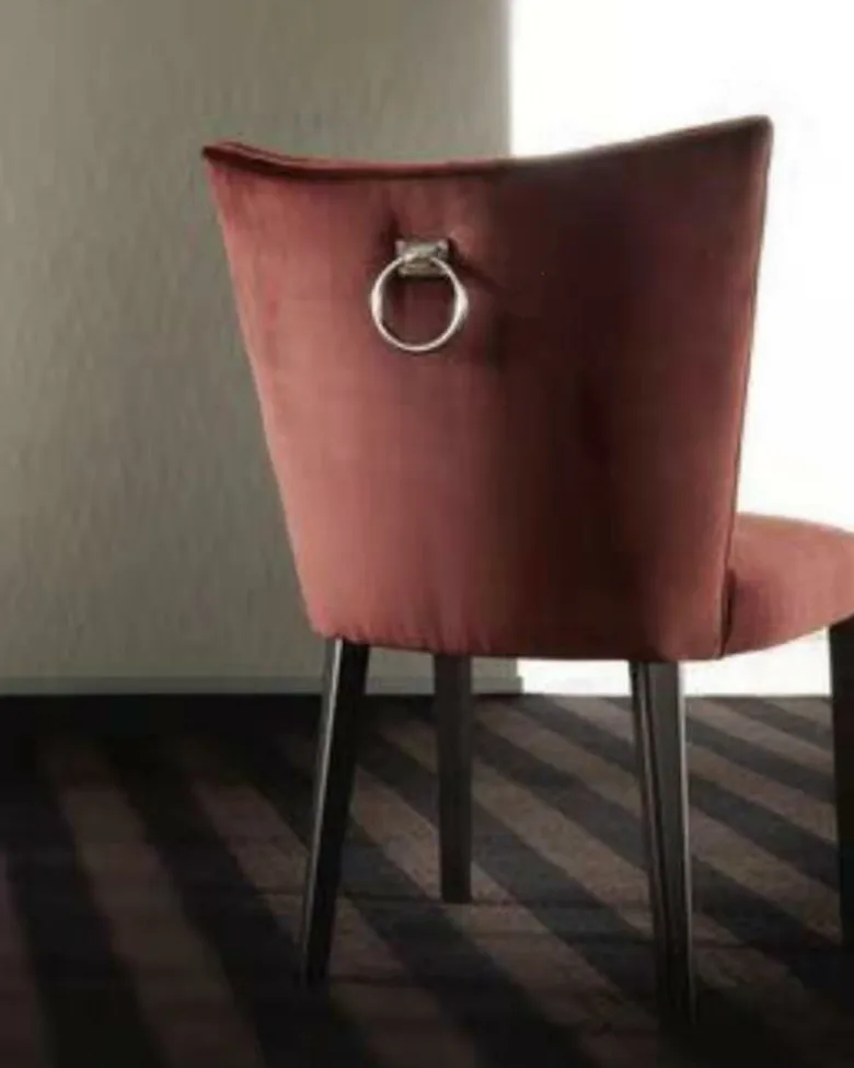 prata chrome drop ring macaneta de madeira 03