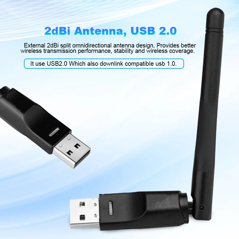 WiFi приемник USB адаптер антенны Wi-Fi мягкий AP 150 Мбит/с Wifi адаптер IEEE802.11n беспроводная сетевая карта для настольного ноутбука