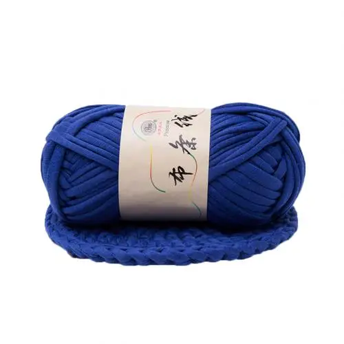 Sapphire Blue 1 шт., ручная вязка, тканая нить, одноцветная, не садится, плетеная, сделай сам, ткань для вязания крючком, необычная ткань, пряжа, вязание, мягкая, удобная, вязание крючком - Цвет: Sapphire Blue