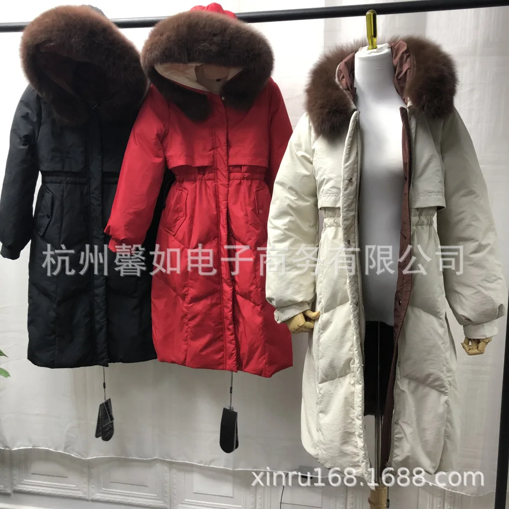 Новые зимние продукты, Южная Корея, Женская ветровка, пуховик, женский, средней длины, стиль, пуховик, приталенный