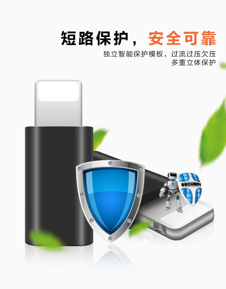 Cafele USB adapto Android кабель для передачи данных Поворотный iPhone мобильный телефон разъем для type-C сплав разъем OTG