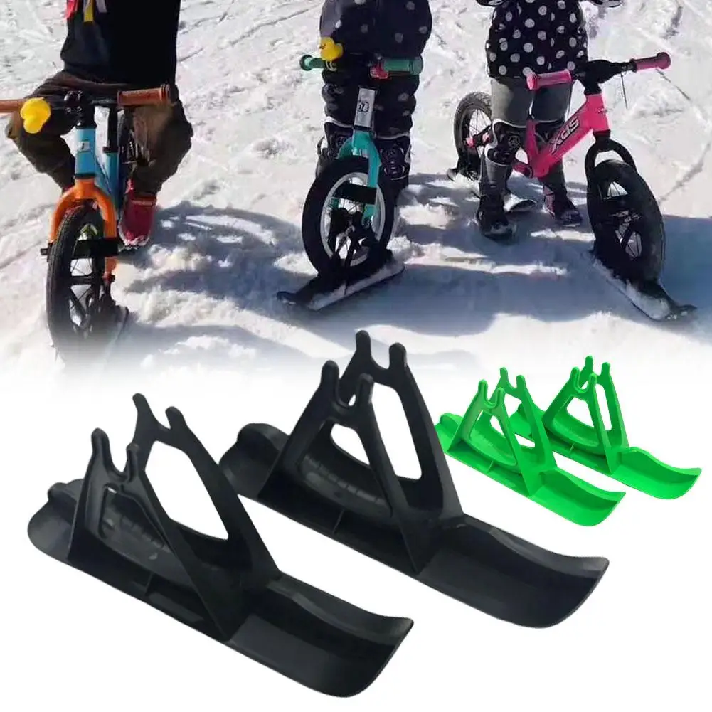 2Pcs 12 Inch Children's balance car skis Kids Snowboard Sled Ski Board