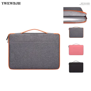 

YWEWBJH Laptop Bag 13"14" 15" inch Waterproof Notebook Bag Sleeve For Macbook Air Pro 13 15 Computer Shoulder Handbag
