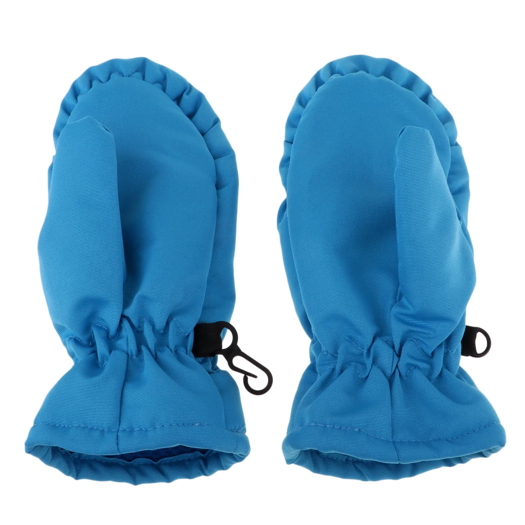 Kids Children Windproof Waterproof Warm Gloves Outdoor Sports Fingers Mittens For Cycling/Biking/Snowing/Skiing/Snowboarding