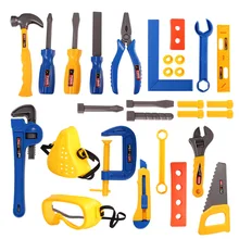 Детский строительный игровой домик, игрушка, пластиковый безопасный безвредный набор инструментов для ремонта, модель, детские игрушки головоломки, инструмент для обслуживания дома