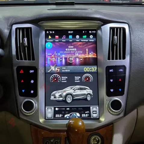11," Tesla Android стерео радио аудио DVD gps навигация головное устройство Sat Nav для Lexus RX RX300 RX330 RX350 RX400h 2004 2005