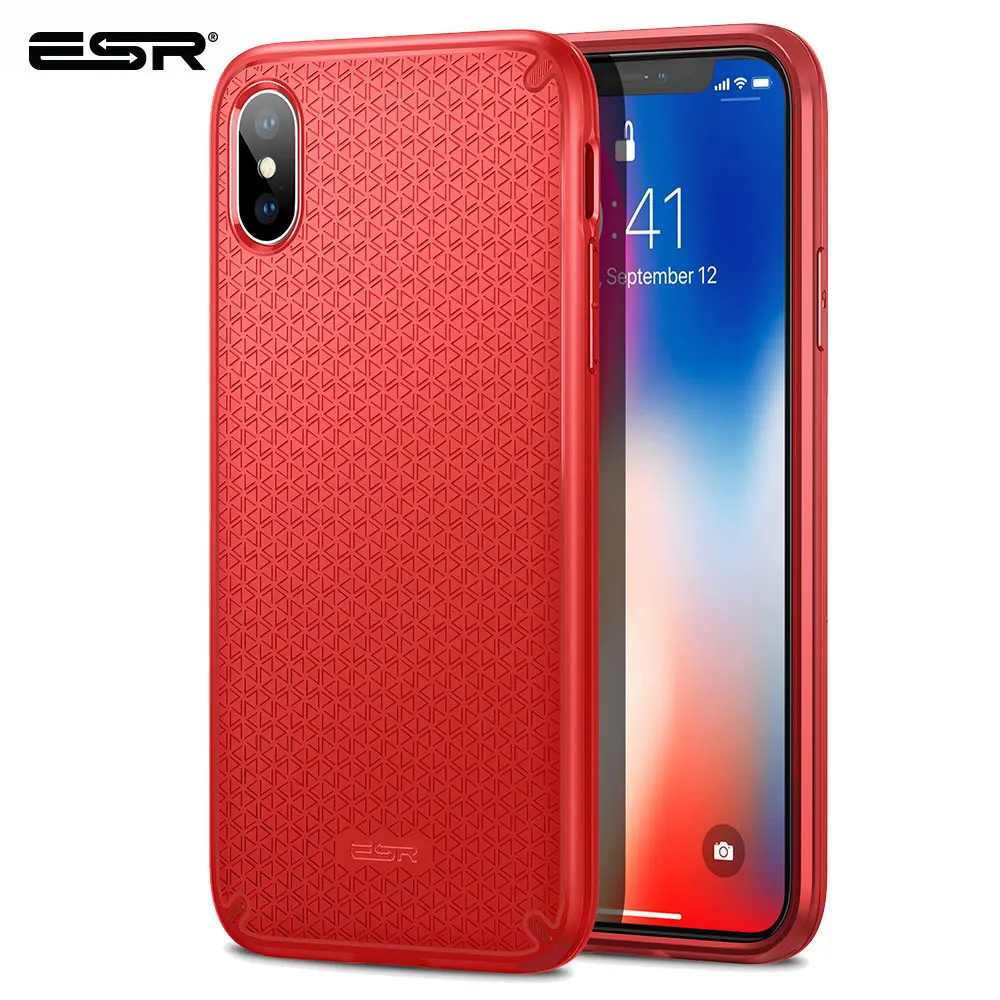 Чехол ESR для iPhone X XS XR Max защитный угловой Мягкий силиконовый чехол задняя крышка