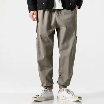 

Men's Plush Camouflage Contrast Overalls Fashionable Large Comfortable Pants Sweatpants joggers pantalon homme streetwear