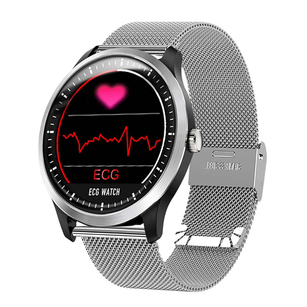 

Men's Smart Watch ECG Sports Watch ECG+PPG ECG HRV Report Heart Rate Blood Pressure Test IP67 Waterproof Smart Wristband